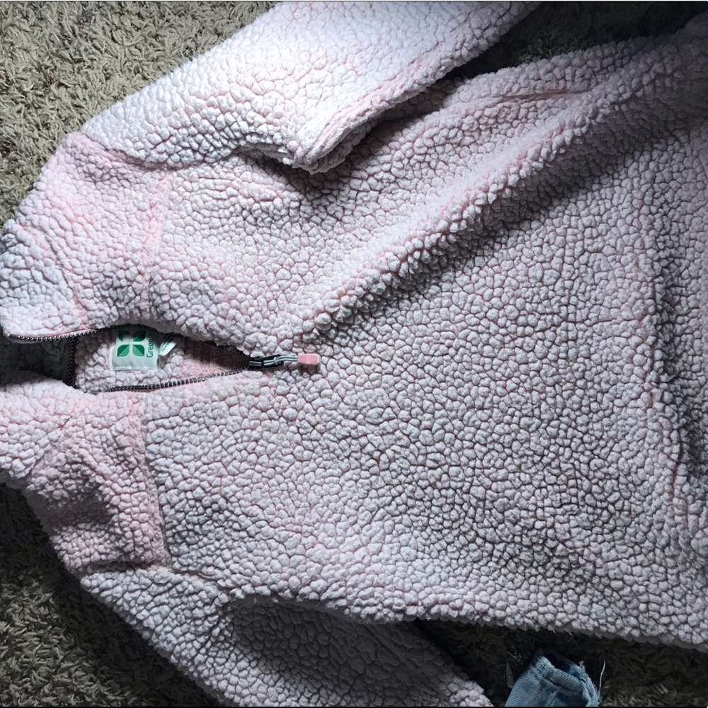 Pink Sherpa jacket